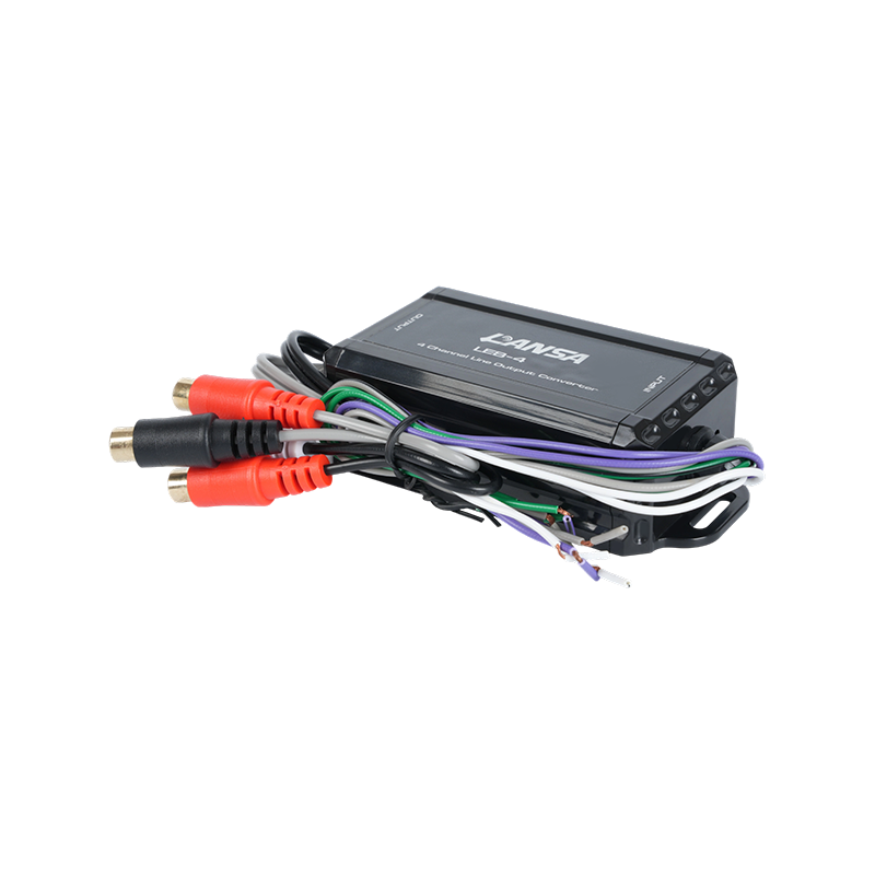 محول إخراج خط 4 قنوات مخرج RCA