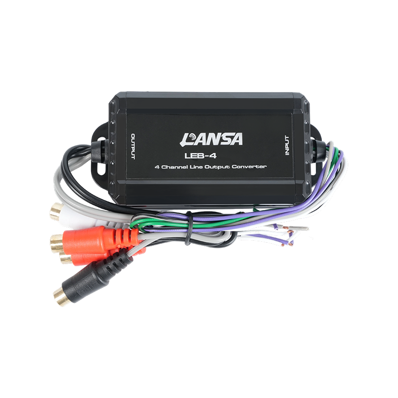 محول إخراج خط 4 قنوات مخرج RCA