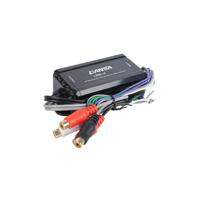 محول إخراج خط 4 قنوات مخرج RCA